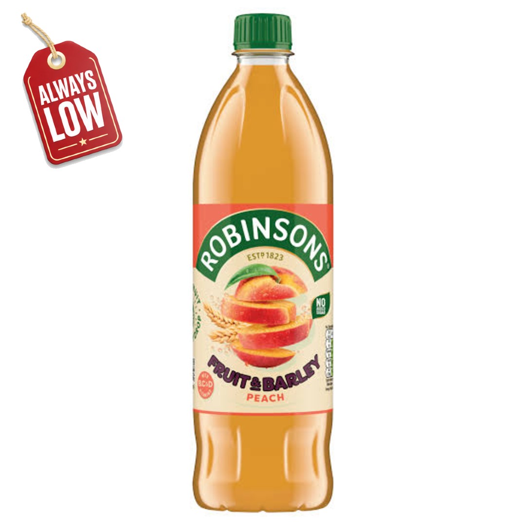 Robinsons Fruit & Barley Peach 1ltr
