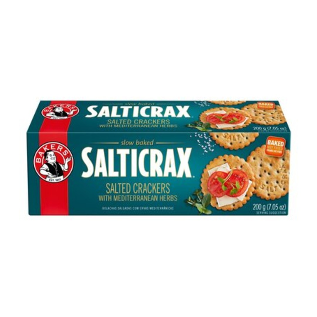 Bakers Mediterranean Herb Salticrax 200g