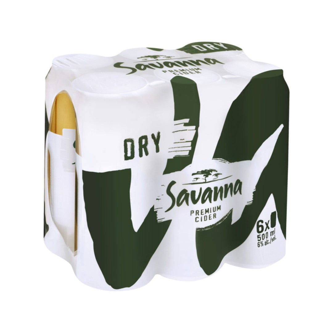 Savanna Dry 5.5% 6 x 500ml (cans)