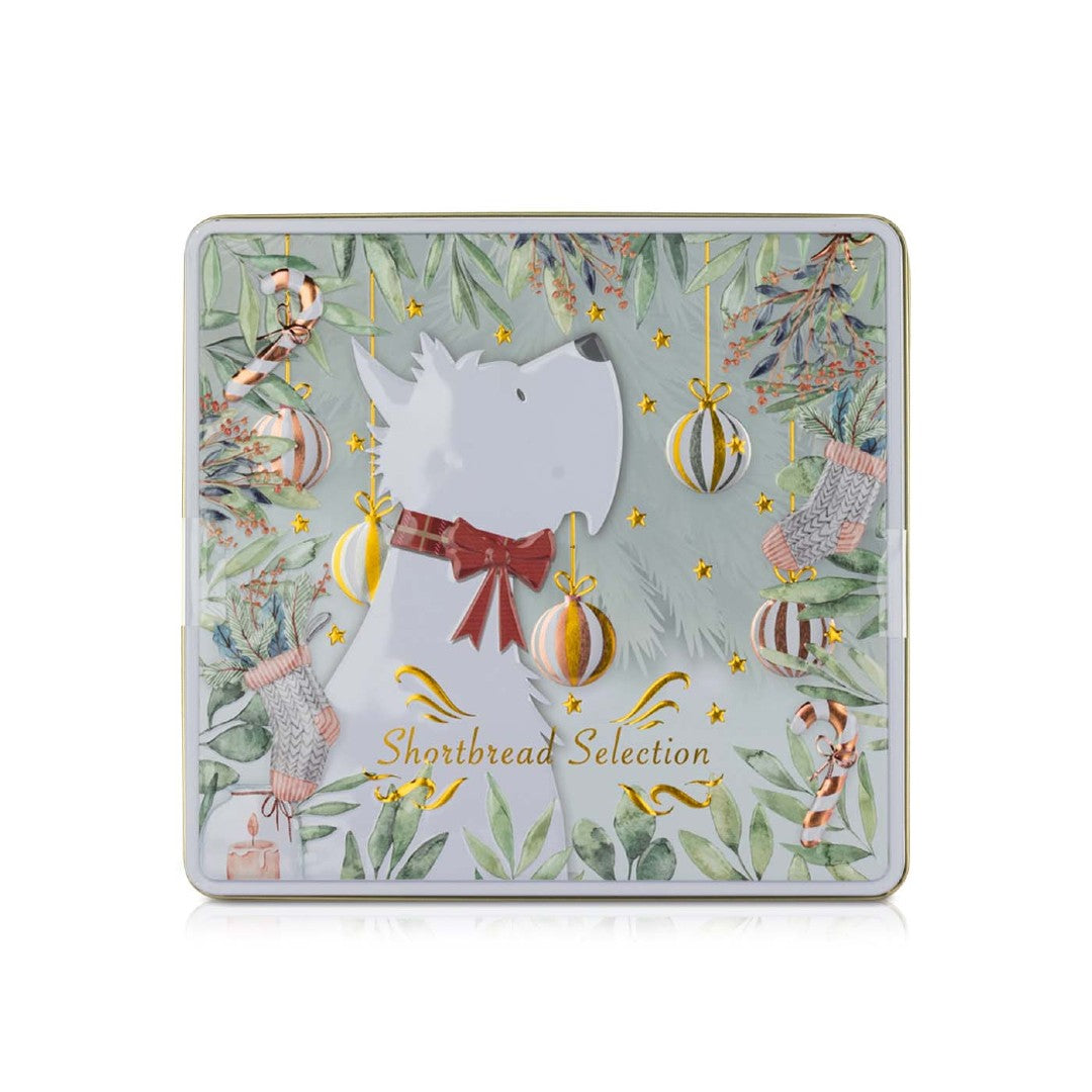 Silver Crane Scottie Dog Assorted Shortbread Biscuits 450g