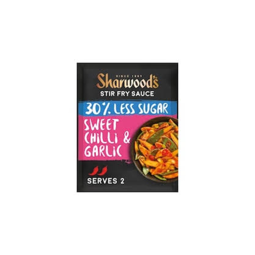 Sharwoods Sweet Chilli & Garlic 30% Ls Stir Fry 120g