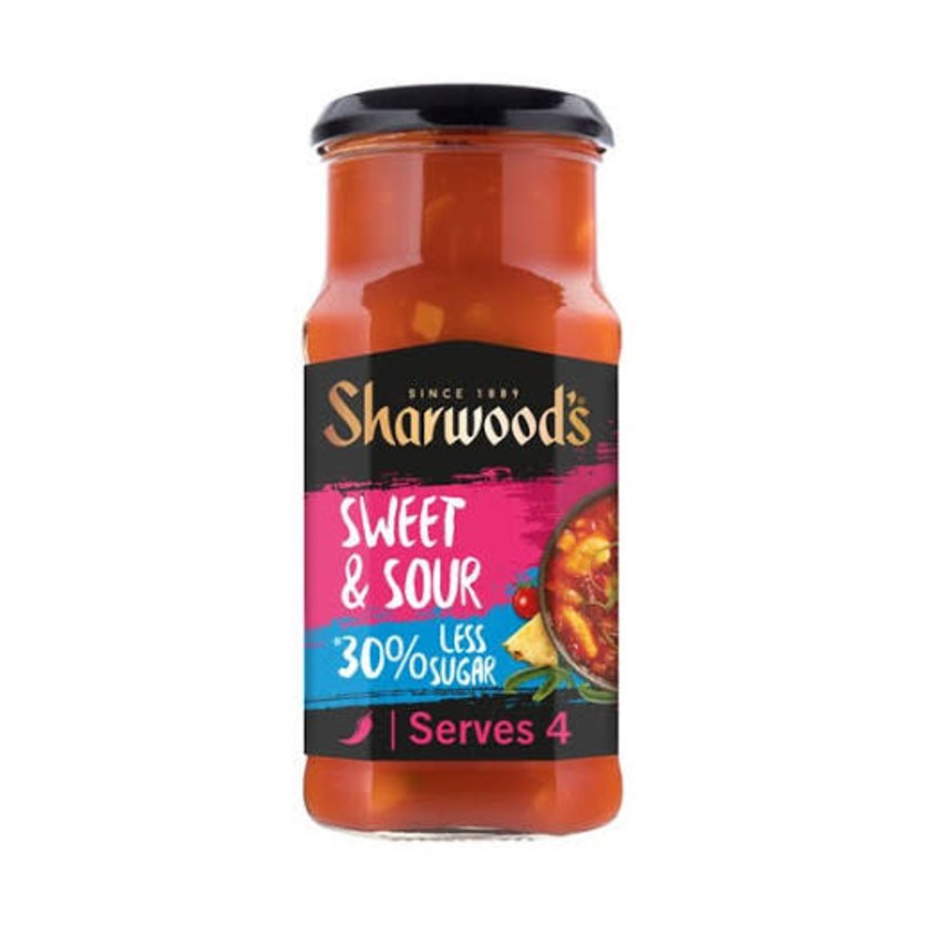 Sharwoods Sweet Sour Sauce Reduced Sugar 425g