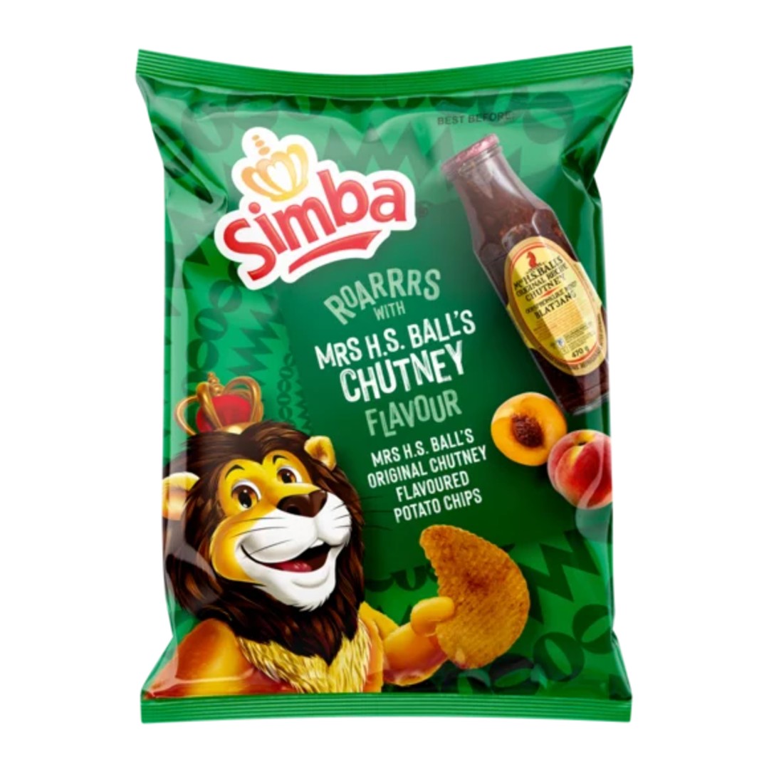 Simba Crisps Mrs Balls Chutney 120g