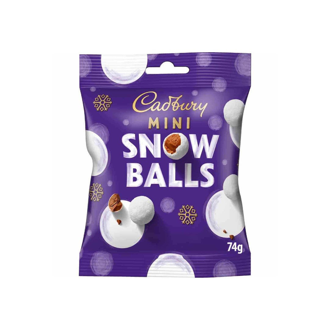 Cadbury Mini Snowballs 74g Bag