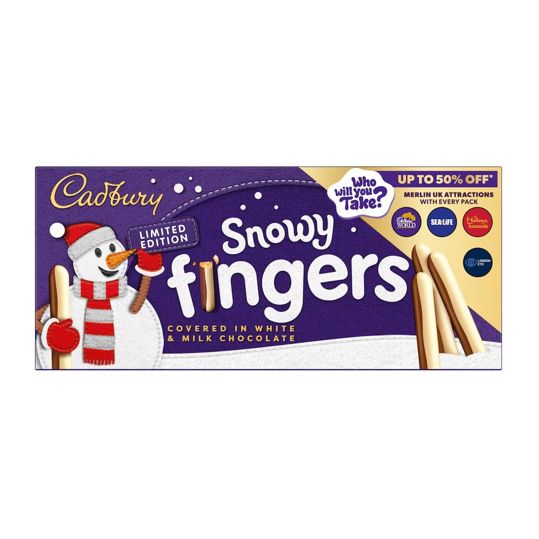 Cadbury Fingers Snowy Festive Box 115g