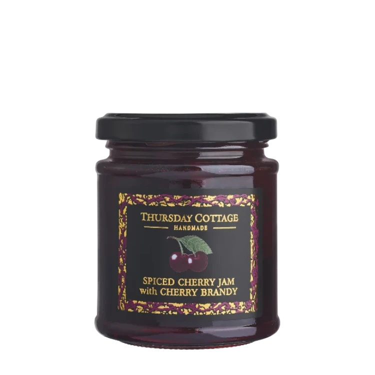 Thursday Cottage Spiced Cherry Jam With Cherry Brandy 210g