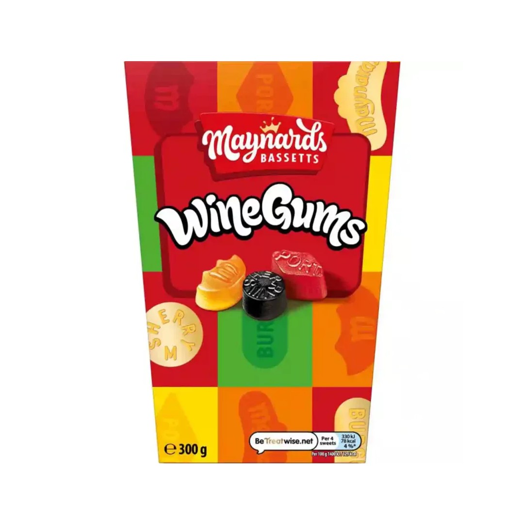 Maynards Bassetts Wine Gums 300g Carton