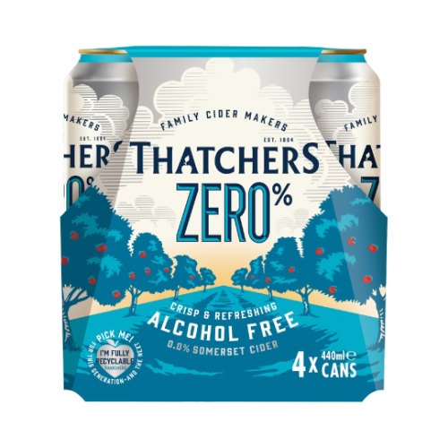 Thatchers Cider Zero 4 x 440ml 0.0%