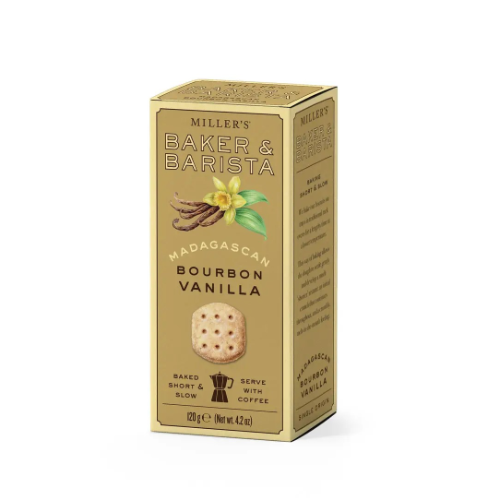 Baker & Barista Madagascan Bourbon Vanilla Biscuits 120g