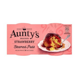 Auntys Strawberry Steamed Puds 2 x 95g