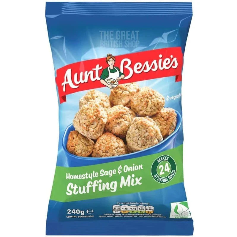 Aunt Bessie's Sage & Onion Stuffing Mix 240g