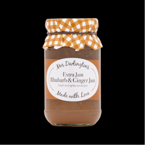 Mrs D Rhubarb & Ginger Jam 340g