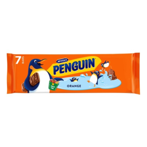 McVites Penguin Orange Biscuit Bars x 7