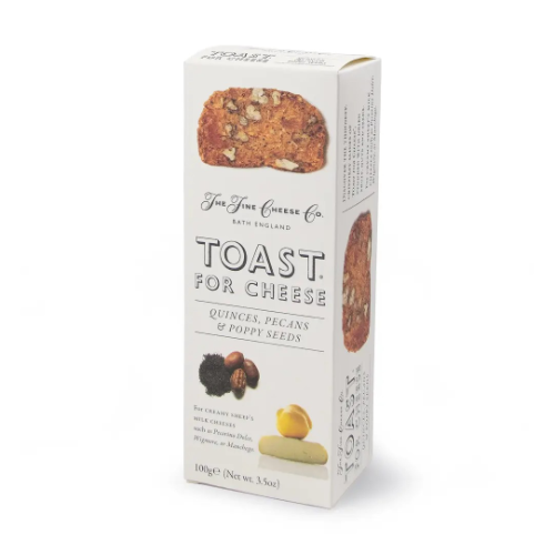 Fine Cheese Co Quince Pecan Poppy Seed Toasts 100g