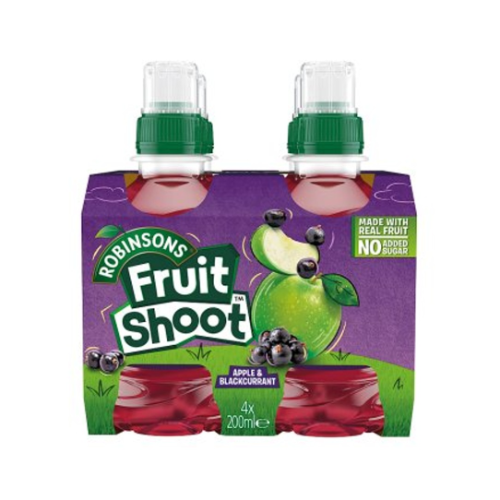 Robinsons Fruit Shot - Apl/Blk 4x200ml