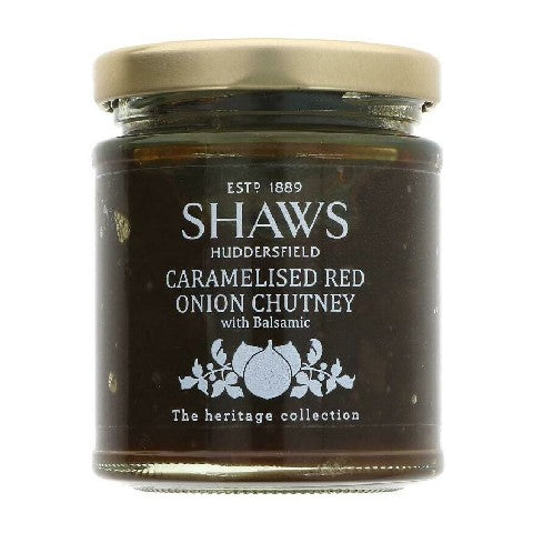 Shaws Caramelised Red Onion Chutney with Balsamic 195g