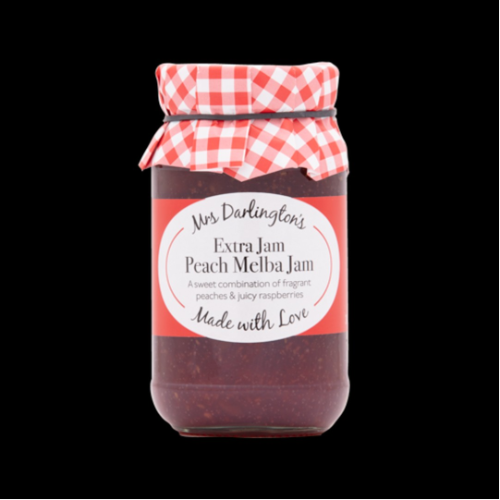 Mrs D Peach Melba Jam 340g