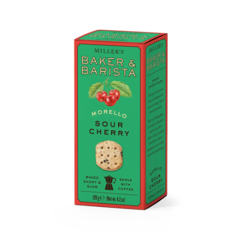 Baker & Barista Morello Sour Cherry Biscuits 120g
