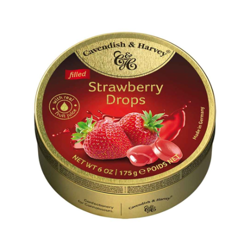 Cavendish & Harvey Strawberry Filled Drops 175g