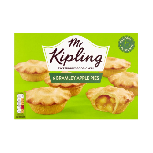 Mr Kipling Bramley Apple Pies x 6