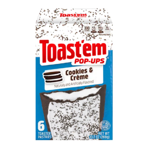 Toast’em Pop-ups Cookies & Cream x 6 (288g)