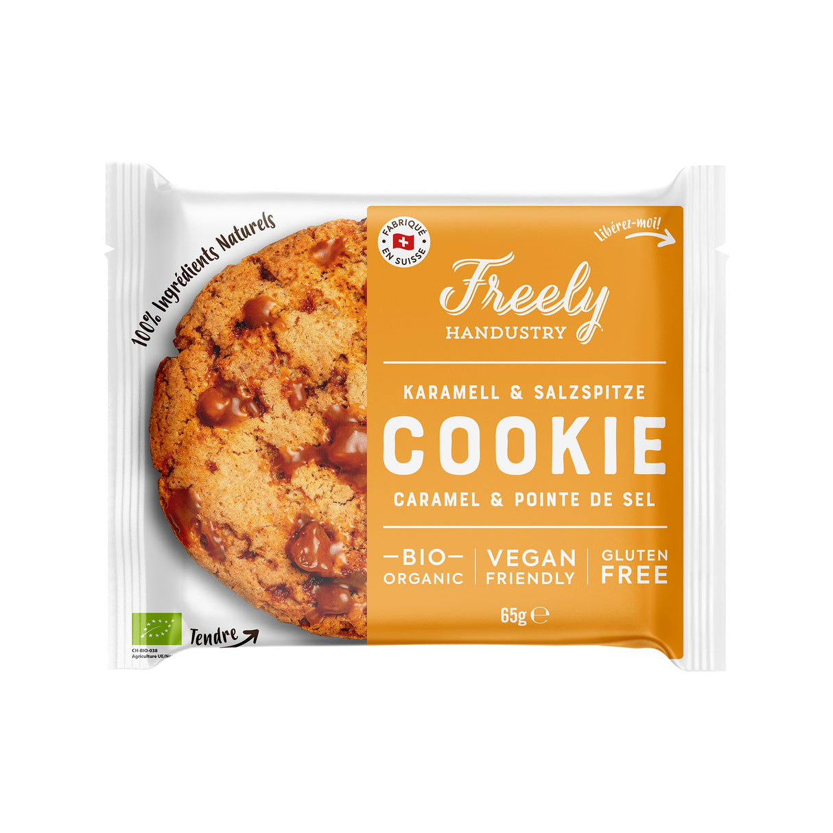 Freely Handustry Salted Caramel Cookie 65g