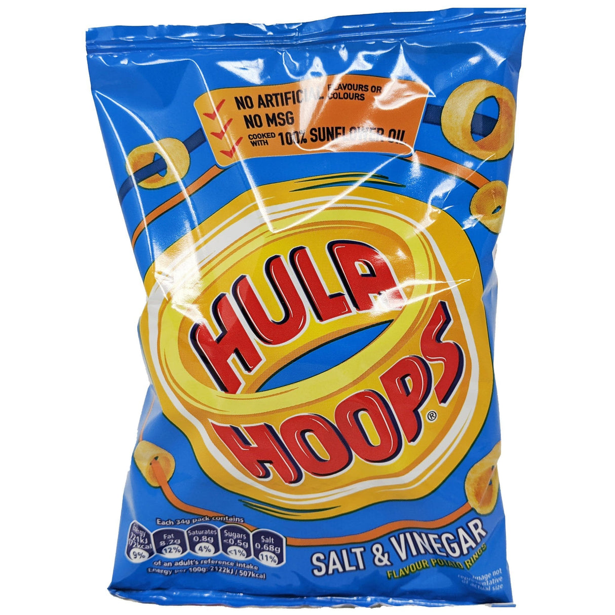 Hula Hoops Salt Vinegar 34g