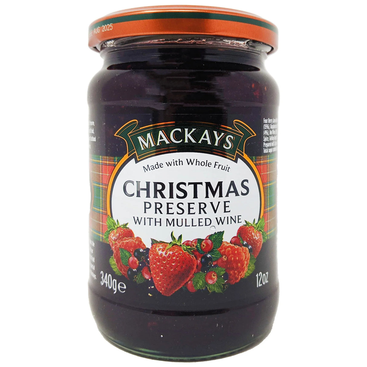 Mackays Christmas Preserve With Mulled Wine 340g