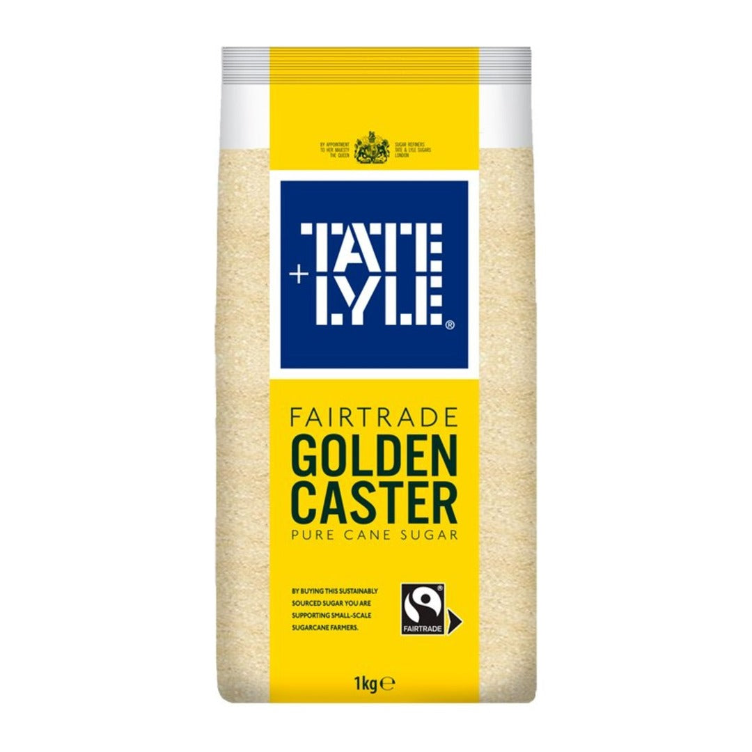 Tate & Lyle Fairtrade Golden Caster Sugar 1kg