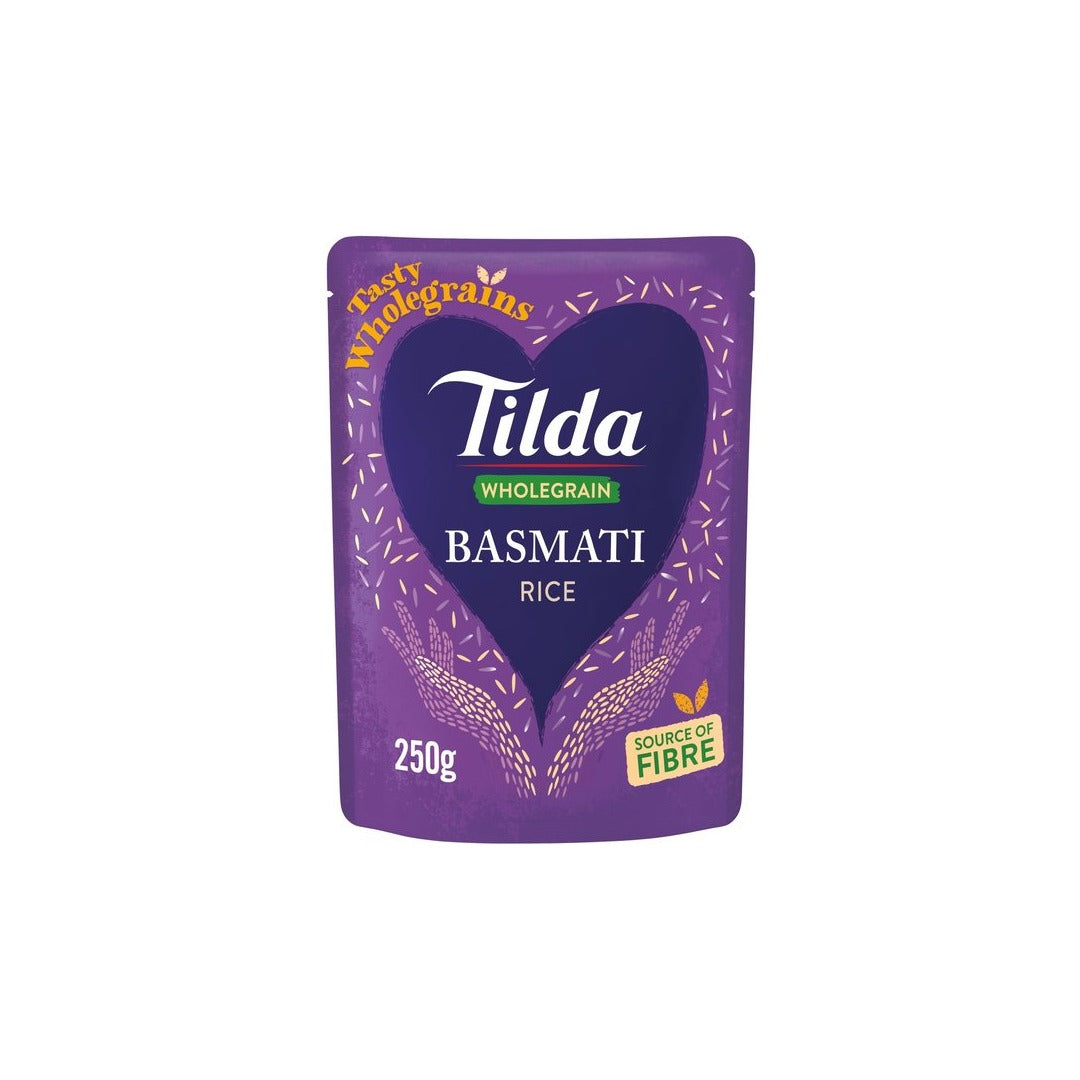 Tilda Steamed Brown Basmati Rice 250g