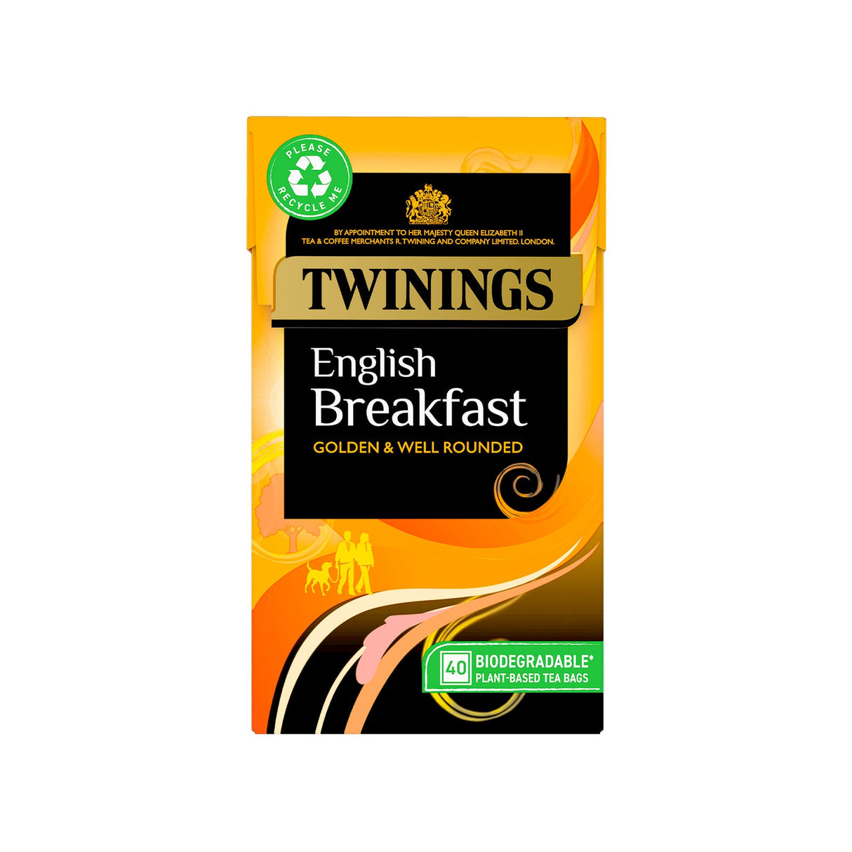 Twinings English Breakfast 40 Plant-based Tea Bags 100g
