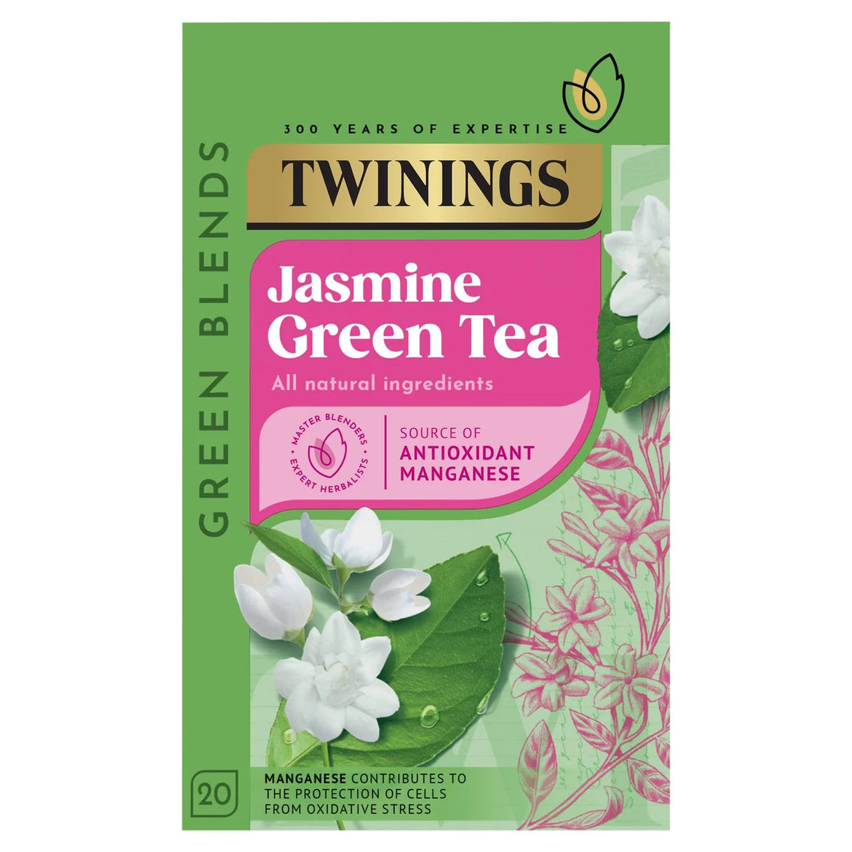 Twinings Jasmine Green 20 Tea Bags
